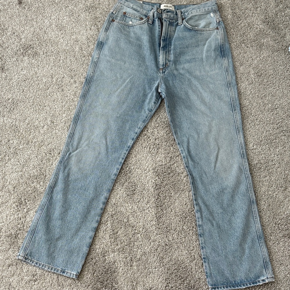 AGOLDE Pinch waist high rise kick jeans